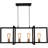 Barbara 4 - Light Black Kitchen Island Pendant