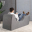 Chaise longue inclinable en mousse Zinus Lotus-49858321