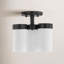 Plafonnier semi-encastré 3 lumières 11,75 po Preston-1126933081