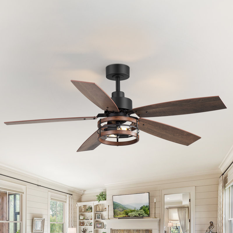 Yarianny  52" Ceiling Fan with Remote, Classic,Traditional,Office, Living Room, Family Room, Dining Room, Bedroom
