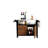 Outdoor Kitchen Wicker Island Rolling Cart & Storage Cabinet