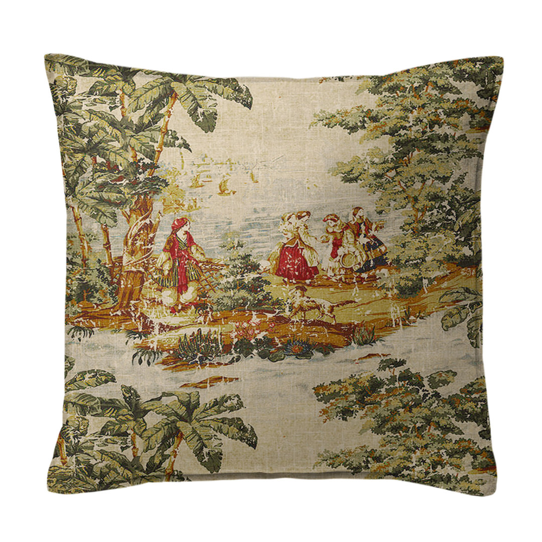 Arcadia Linen Blend Zipper Sham The Tailor's Bed 