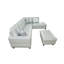 Canapé avec méridienne de 103,5 po de large avec repose-pieds Brevard-757663303-757663297