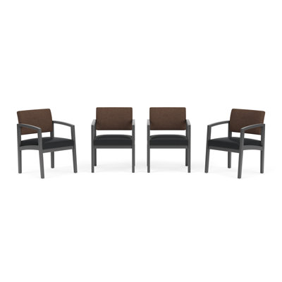 Lenox Wood Waiting Reception Commercial Grade Furniture Set / 4-Guest Chair