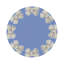 Pearl Bow Vegan Leather Round Pebble Placemat-775304726