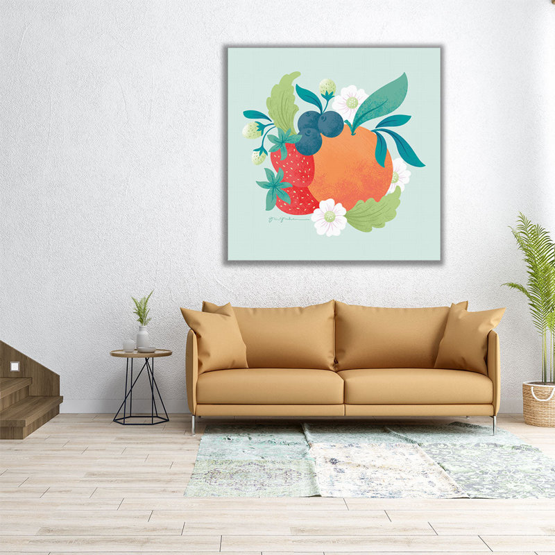 Market Fresh II - reproduction d'art sur toile, H 16 po x l 16 po