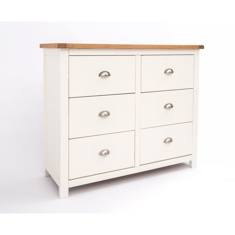 Octavius 110cm W 6 - Drawer Chest of Drawers