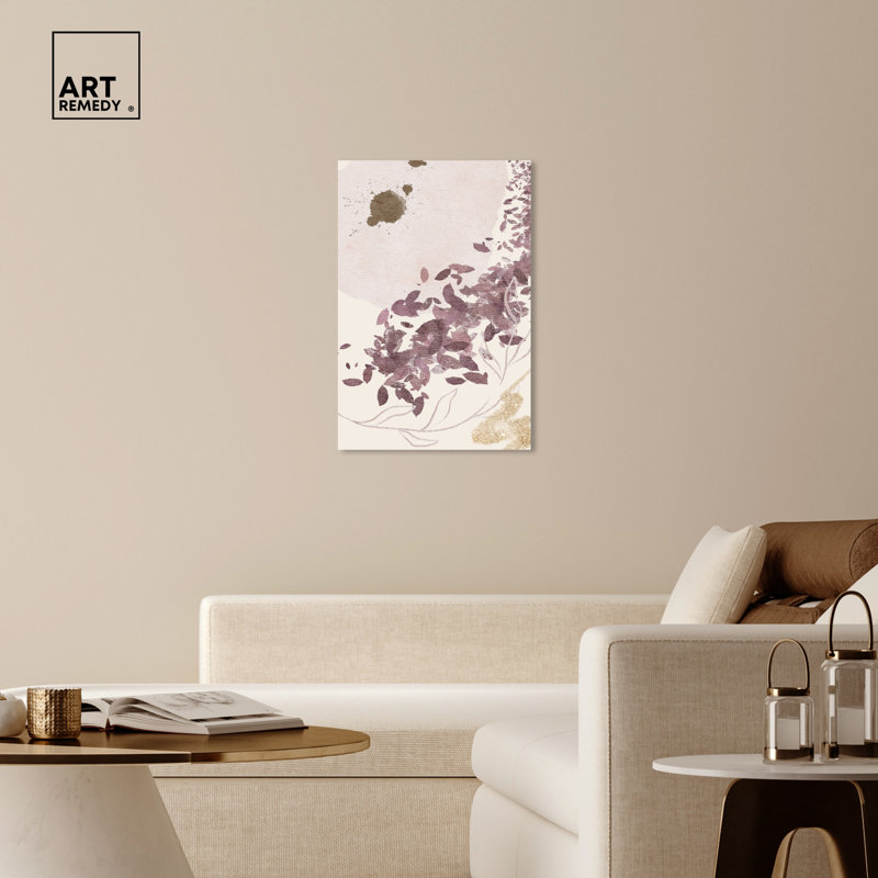 Golden Vineyards Boho Abstract Canvas Wall Art, 24" x 36"