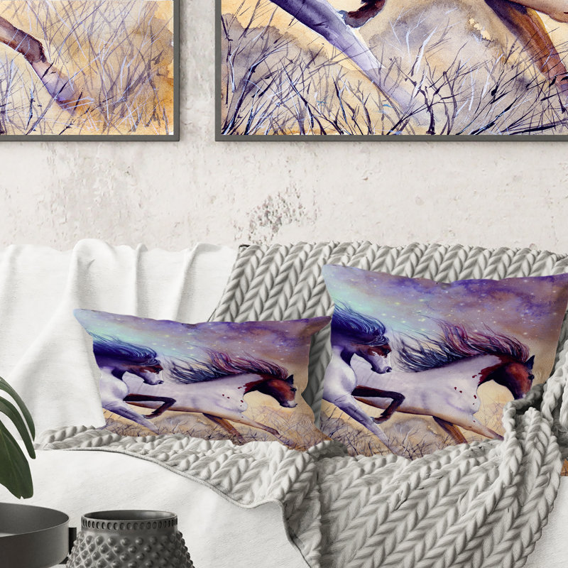 Animal Print Throw Pillow, 16" x 16"