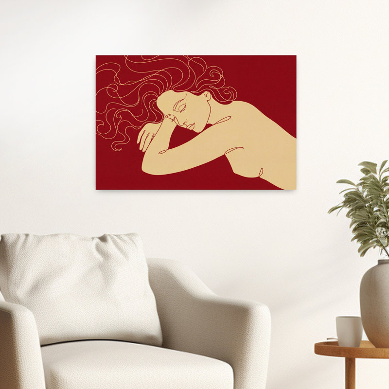 Art mural doré Golden Dreamer, 16" H x 24" W