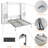 Murphy Bed With Storage Cabinet Shelves, Queen Wall Bed And USB Port-190851929-170185947