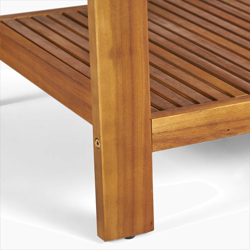 ensemble causeuse et table basse d'extérieur, Brun, Gris