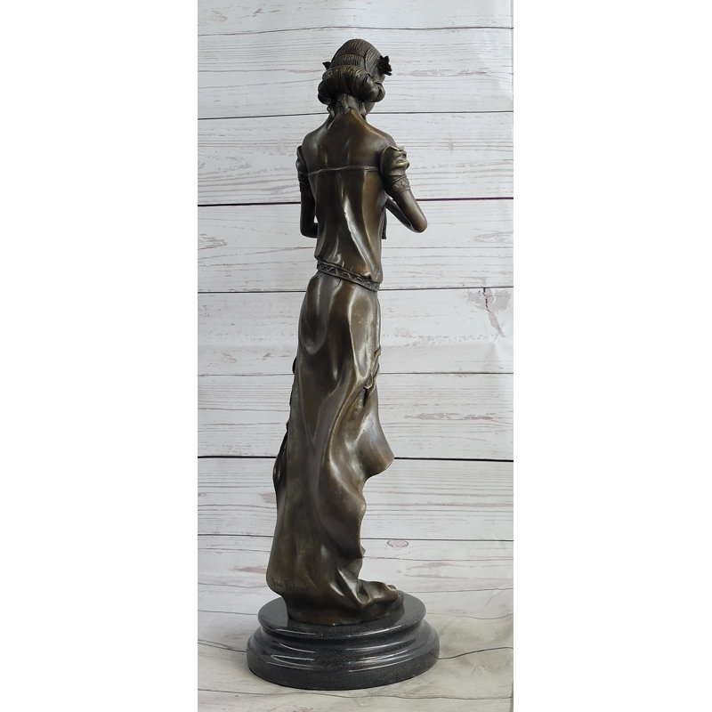Sculpture de joueur de flûte française Corfu