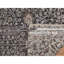 Tapis de couloir oriental brun 2 pi 4 po x 12 pi avec motif saule et cyprès, tissage dense, laine texturée et soie, tapis oriental noué à la main