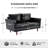 Bobur Faux Leather Living Room Loveseat Sofa-89750552