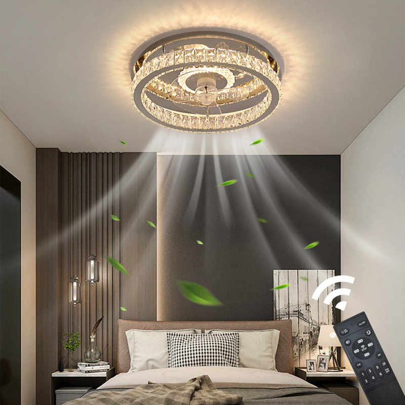Ventilateur de plafond Meghann avec lumières DEL