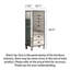 18.11 " W Solid Wood Jewelry Armoire