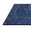 Tapis bleu soyeux et moelleux-198415337