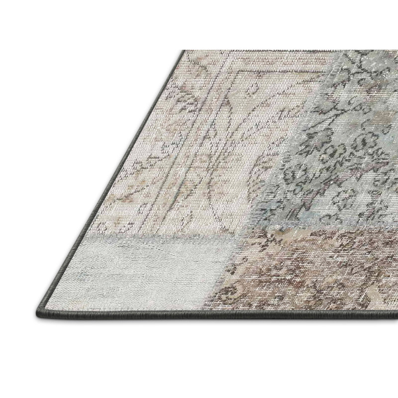 Patchwork Indoor Rug, Rectangle 3' x 5'