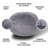 Minky Velvet Bean Bag Chair-227917856