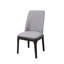 Chaise parsons en lin gris