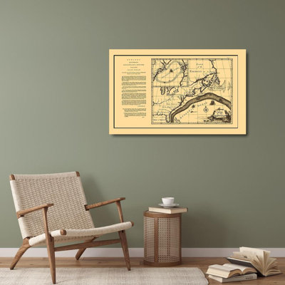 Red Barrel Studio® Franklin Gallery Wrapped Canvas Art Titled Gulf Stream Atlantic Ocean United States Canada ITGU0011