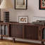 Mid-century rare design wooden TV cabinet