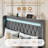 Modern Diamond-Tufted Upholstered Bed Frame With RGB LED Lights, USB Charging Ports & Wingback Headboard-1506992540-1506992538