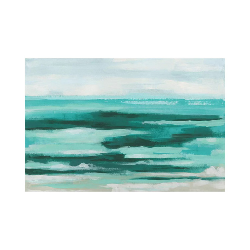 Mint Surf II by June Erica Vess - Wrapped Canvas Painting, 66.04 cm H x 45.72 cm W x 3.175 cm D