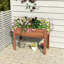 Lit de jardin surélevé avec pieds-441258569-458077361