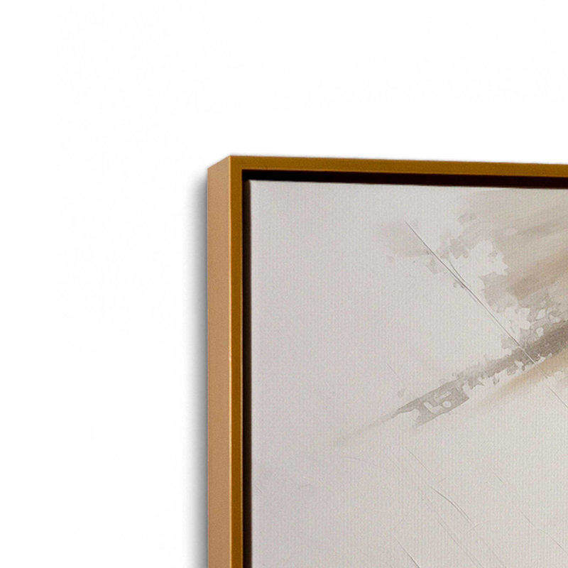 Impression sur toile Taupe tornade, H 24,75 po x l 36,75 po x P 1,75 po, Cadre flottant or poli