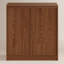 Ensemble de 2 buffets en bois de sapin massif, armoire de rangement avec tablettes réglables, conception anti-basculement