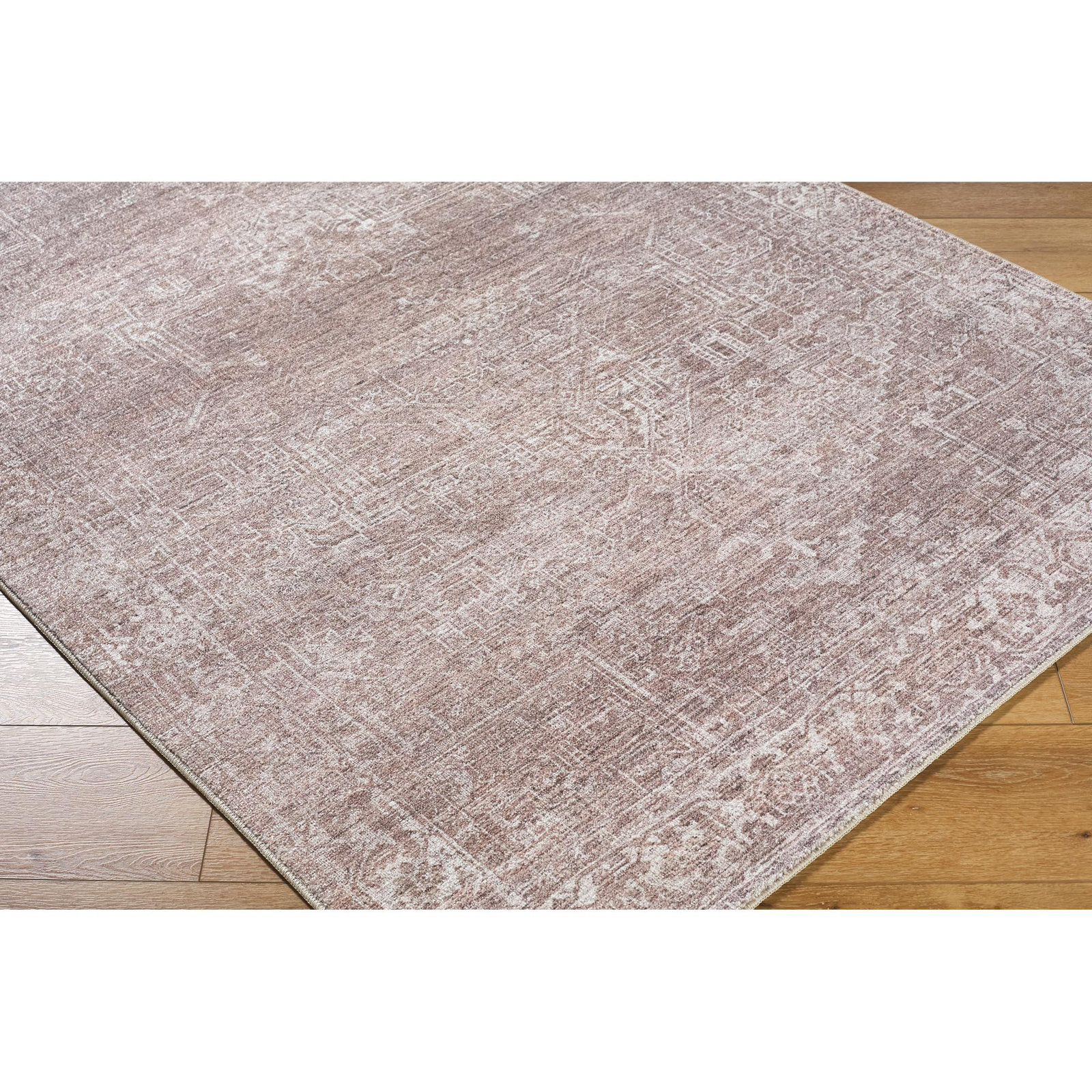 Galey Alix x Livabliss Collins Avenue Abstract Rug, Olive, Runner 2'7" x 7'3"