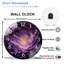 Horloge murale en verre 12 po Nebula