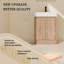 Ensemble de meuble-lavabo simple autoportant de 23,63 po avec plateau en résine Deena
