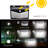 Outdoor Wall Light Solar Powered With Motion Sensor (4 Pack)