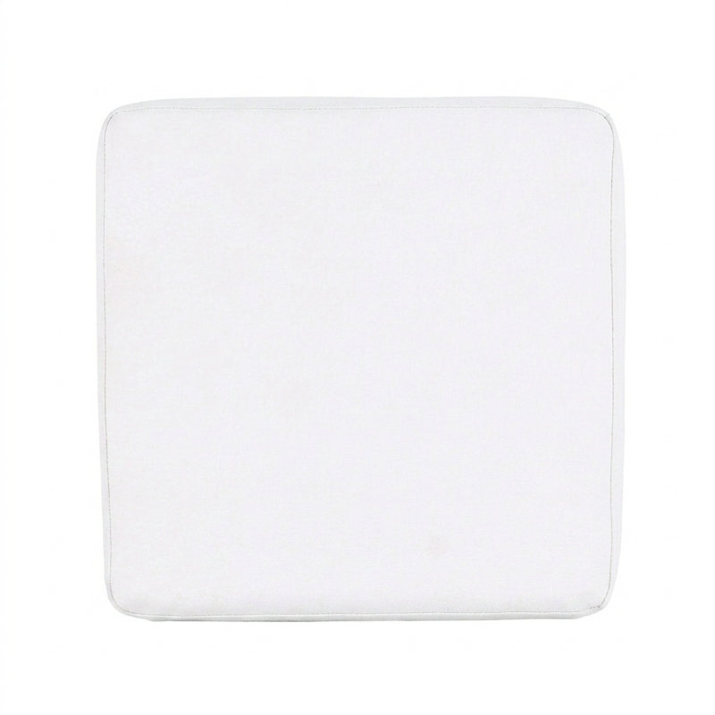 Repose-pieds Arredondo, Polyester - blanc Atlantis