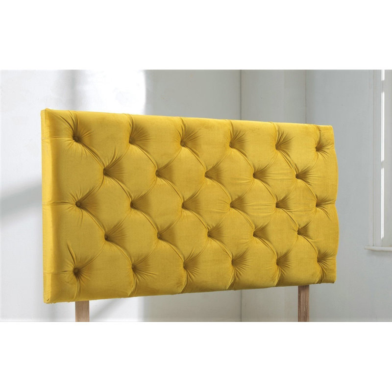 Dealba Upholstered Headboard, Silver, Kingsize (5')