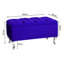 Londona Wide Velvet Tufted Rectangle Solid Color Standard Ottoman Bench with Storage, Upholstery Footstool End of Bed Bench-1760675813-1761365790