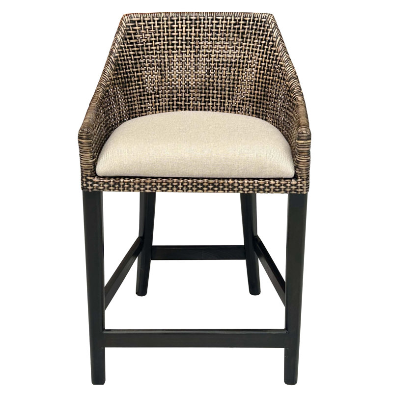 Tabouret de comptoir Layla brun antique