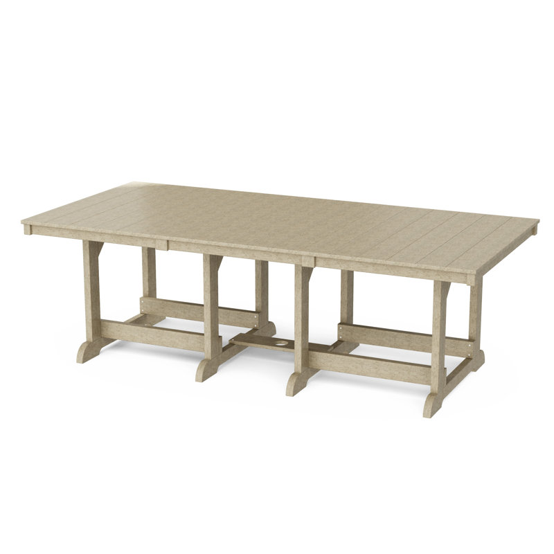 Table de salle à manger 44 po x 94 po Heritage, Bois patiné