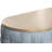 Light Teal Chenille Coffee Table