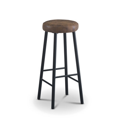 Mirissa Upholstered Counter Stool with Metal Frame