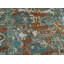 Tapis beige / rouille / turquoise 7 pi 10 po x 10 pi 1 po Musso
