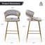 Tabouret de comptoir 25,2 po Kristyn-300186276
