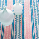 Zippie Stripe Berry Handwoven Cotton Rug