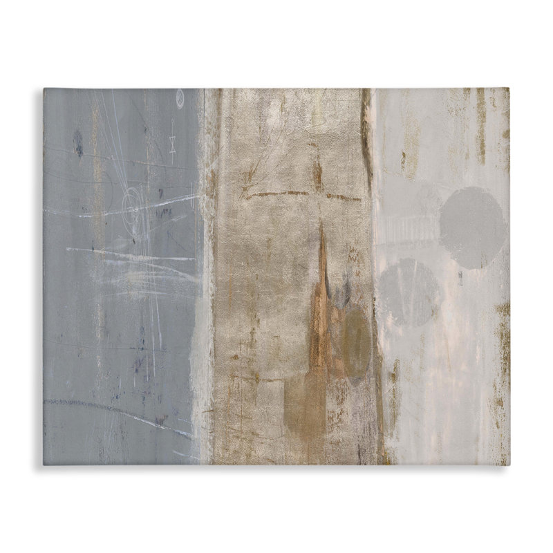 «Tunnel Vision Abstraction», art mural sur toile par Kingsley, H 36 po x l 48 po