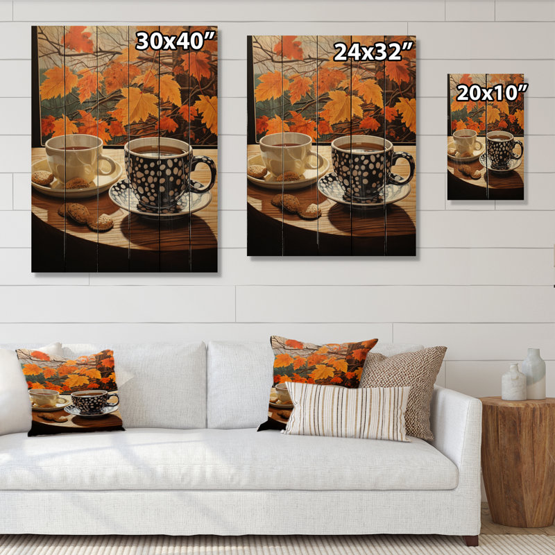 «Coffee Black Brew This» sur bois, H 40 po x l 30 po x P 0,78 po