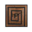 Helix Metal Analog Clock
