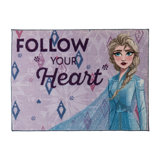 Licensed Disney Frozen Elsa 'Follow Your Heart' Plush Youth Area Rug